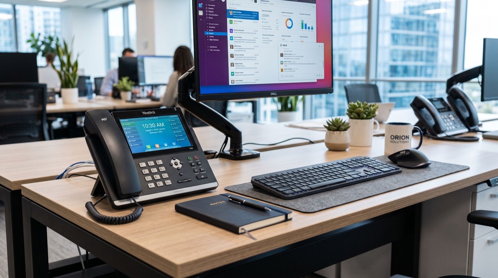 Compact IP Phone Solutions for Hotels & Shared Spaces